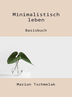 cover image of Minimalistisch leben
